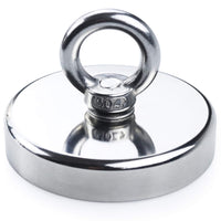 Salvage 340KG Recovery Magnet Hook Countersunk Hole Eyebolt Treasure Hunting Fishing Kings Warehouse