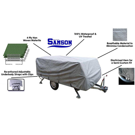 Samson Heavy Duty Trailer Camper Cover 14-16ft Kings Warehouse