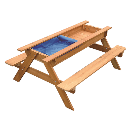 Sand & Water Wooden Picnic Table Baby & Kids Kings Warehouse