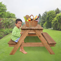 Sand & Water Wooden Picnic Table Baby & Kids Kings Warehouse