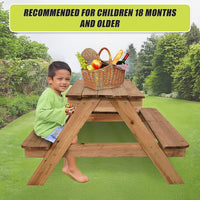 Sand & Water Wooden Picnic Table Baby & Kids Kings Warehouse
