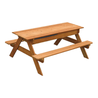 Sand & Water Wooden Picnic Table Baby & Kids Kings Warehouse