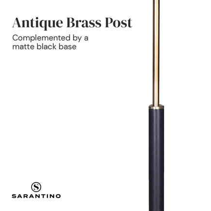 Sarantino 6-Light Metal Sputnik Floor Lamp Kings Warehouse