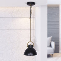 Sarantino Black and Gold Pendant Light Kings Warehouse