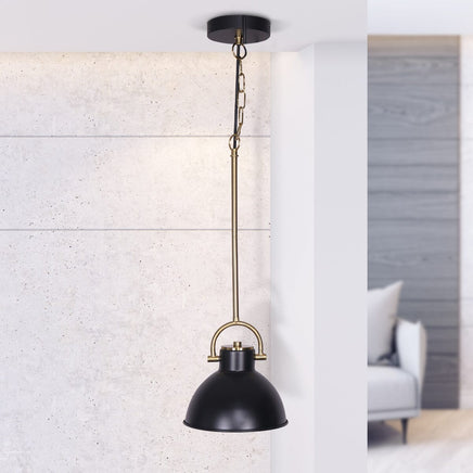 Sarantino Black and Gold Pendant Light Kings Warehouse