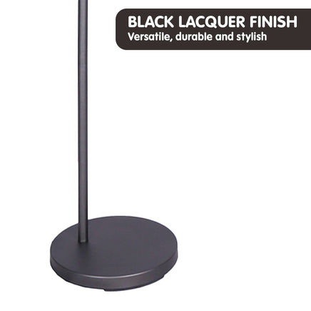 Sarantino Dark Grey Floor Lamp Industrial Chic Adjustable Angle Kings Warehouse