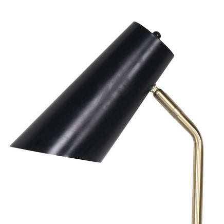 Sarantino Electric Reading Light Table Lamp Brass Finish - Black Kings Warehouse