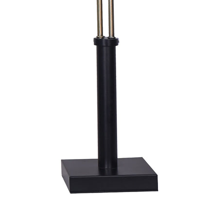 Sarantino LED Metal Table Lamp with 2 Lights Brushed Gold Black Finish Kings Warehouse