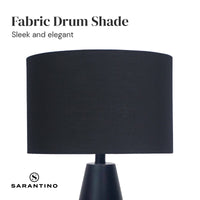 Sarantino Metal Table Lamp in Black and Gold Kings Warehouse