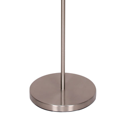 Sarantino Nickel Metal Arc Floor Lamp Kings Warehouse