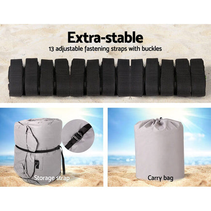 Seamanship 17-19ft Boat Cover Trailerable Jumbo 600D Marine Heavy Duty Outdoor Recreation Kings Warehouse