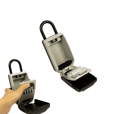 Security 4 Digit Combination Cable Lock Box With Luminous Dials Tools Kings Warehouse