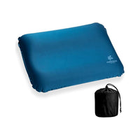 Self Inflating Camping Pillow with Ergonomic 4D Support - Blue Outdoor Recreation Kings Warehouse