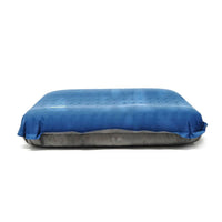 Self Inflating Camping Pillow with Ergonomic 4D Support - Blue Outdoor Recreation Kings Warehouse