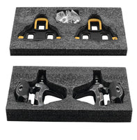 Self Lock Clip In Bike Pedals LOOK KEO Cleat MTB Road 700C Hybrid BMX - Rockbros Black Kings Warehouse