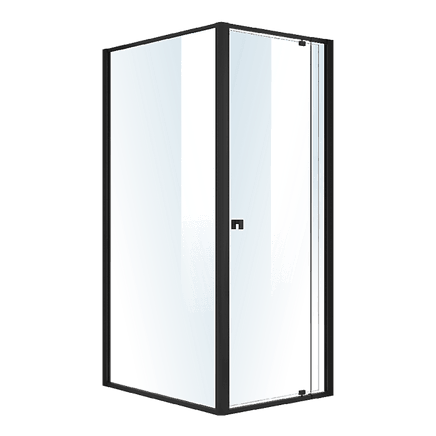 Semi Frameless Shower Screen (74~82)x 195cm & (98~101)x 195cm Side AS/NZS Glass Kings Warehouse