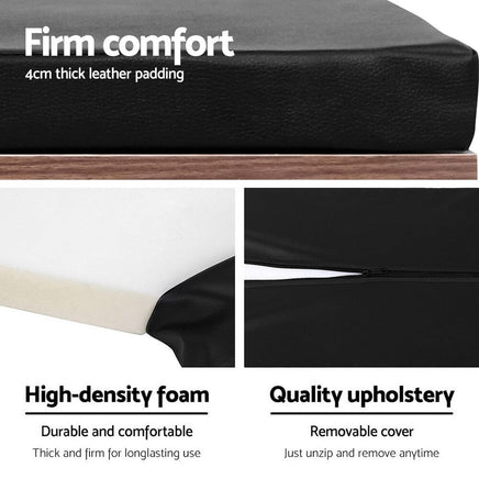 Shoe Rack Cabinet Bench 10 Cubes - Walnut Furniture Kings Warehouse