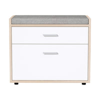 Shoe Rack Cabinet Bench 8 Pairs White Niva Furniture Kings Warehouse