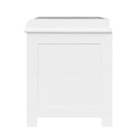 Shoe Rack Cabinet Bench White Caye Furniture Kings Warehouse