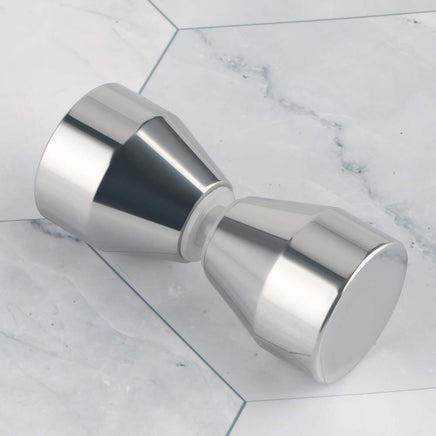 Shower Glass Door Knob Bathroom Round Back-to-Back Handle Pull 304 Brushed Nickel Kings Warehouse