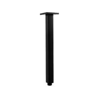 Shower Head Arm Wall Connector Electroplated Matte Black Finish