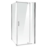 Shower Screen 1000x700x1900mm Framed Safety Glass Pivot Door By Della Francesca Furniture Kings Warehouse