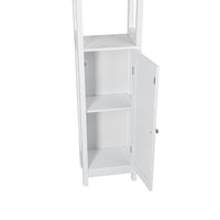 Sian Bathroom Tall Storage Cabinet Organiser With Shelves - White 2023 Home Refresh Kings Warehouse 