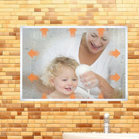 Smart Mirror Bathroom Vanity LED Lighted Wall Mirror 1000x700mm Health & Beauty Kings Warehouse