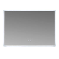 Smart Mirror Bathroom Vanity LED Lighted Wall Mirror 1000x700mm Health & Beauty Kings Warehouse
