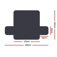 Sofa Cover Couch Covers 3 Seater 100% Water Resistant Dark Grey Furniture Kings Warehouse