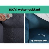 Sofa Cover Couch Covers 3 Seater 100% Water Resistant Dark Grey Furniture Kings Warehouse