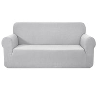 Sofa Cover Couch Covers 3 Seater High Stretch Grey Furniture Kings Warehouse