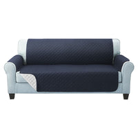 Sofa Cover Couch Covers 3 Seater Quilted Dark Grey Furniture Kings Warehouse