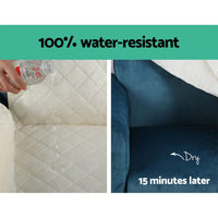 Sofa Cover Couch Covers 4 Seater 100% Water Resistant Beige Furniture Kings Warehouse
