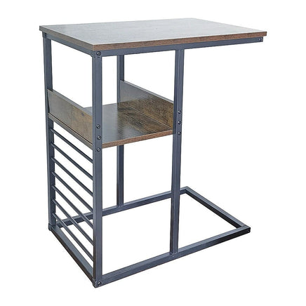 Sofa Side End Table Wooden Shelf Couch Living Nightstand Furniture Kings Warehouse