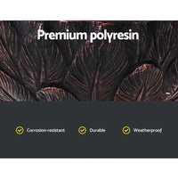 Solar Water Feature Tier Fountain with Pump Kit Bird Bath 106CM Peacock Home & Garden Kings Warehouse