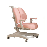 Solid Rubber Wood Height Adjustable Children Kids Ergonomic Pink Study Desk Chair 120cm AU Furniture Kings Warehouse