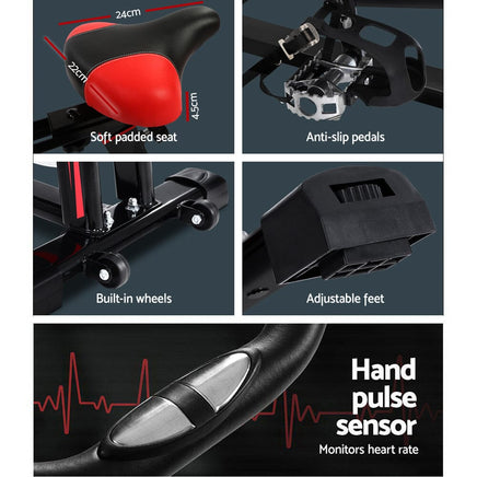 Spin Exercise Bike Flywheel Fitness Commercial Home Workout Gym Machine Bonus Phone Holder Black Early Christmas Sale Kings Warehouse