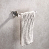 Square Hand Towel Holder Ring Wall Mounted Modern Towel Bar Bathroom Kitchen Kings Warehouse