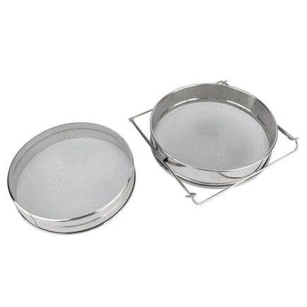 Stainless Steel Double-layer Bee Honey Sieve Filtration, Strainer Honey Harvesting Tool Home & Garden Kings Warehouse