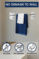 Stainless Steel Towel Bar with Suction Cup Kings Warehouse 