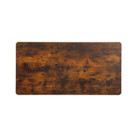 Standing Desk Top Rustic Brown 140CM Furniture Kings Warehouse