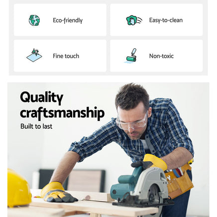 Standing Desk Top Rustic Brown 140CM Furniture Kings Warehouse