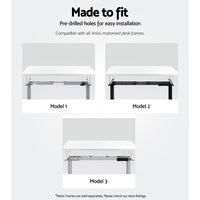 Standing Desk Top White 140CM Furniture Kings Warehouse