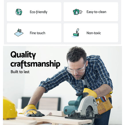 Standing Desk Top White Oak 140CM Furniture Kings Warehouse