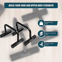 Steel Parallette Bars Push Up & Dip Workouts Sports & Fitness Kings Warehouse
