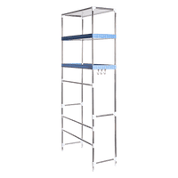 Storage Shelves Shelf 3 Tier Rack Portable Laundry Stand Unit Organiser Furniture Kings Warehouse