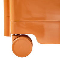 Storage Trolley Bedside Table 5 Tier Cart Boby Replica Orange Furniture Kings Warehouse