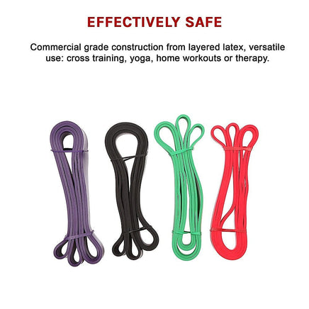 Super Resistance Loop Band Workout Set Sports & Fitness Kings Warehouse