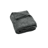 Super Soft Coral Fleece Large Throw Rug Grey Home & Garden Kings Warehouse